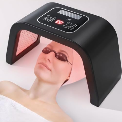 Fxtiaa LED-Face-Light-Therapy, 7 in 1 Color LED...