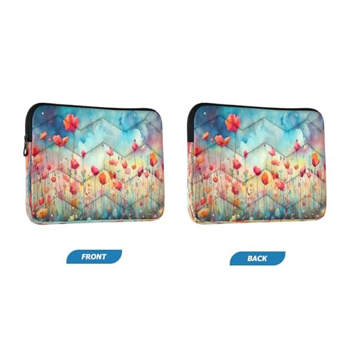 Funda para Laptop 13-14 Pulgadas con Diseño de Flores miniatura 2