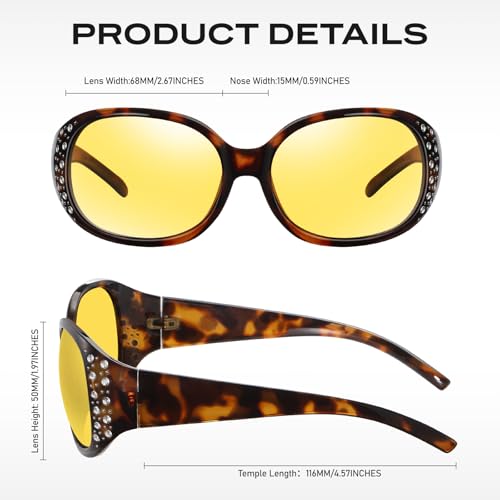 Image of HAOLOTA Polarized Sunglasses Men Women Designer Driving glasses Lightweight UV400 Protection