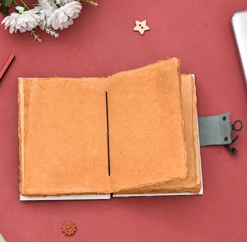 Image of Wizard Magic Theme Lock Diary 5x7 Inch Vintage Fantasy Journal with Handmade Paper, Hardcover Notebook with Metal Lock Closure, Wizard School Inspired Writing Diary, Gift for Fantasy Lovers