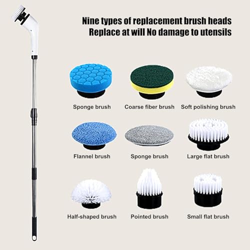 Brosse de nettoyage étanche IPX5 portable et polyvalente - 6