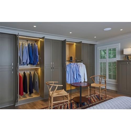 Image of Rev-A-Shelf 26-35 inch Pull Down Adjustable Closet Rod w /Telescoping Handle