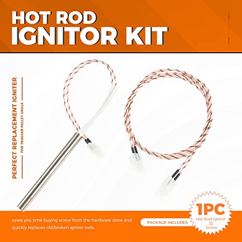 Etermeta Hot Rod Ignitor Kit Replacement For Traeger Kit0255 D2 Motor Pellet Grills, Replace Pro 575/780, Ironwood 650/885 #TOP2