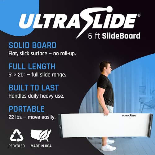 UltrasSlide - Slideboards for Exercise - Low Impact Cardio Home Gym Fitness Equipment