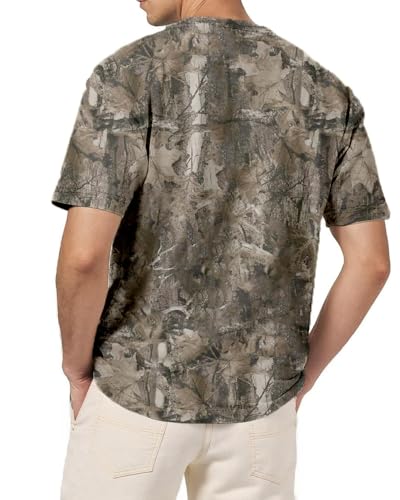 Camo Oversized Shirt Y2k Crewneck Maple Leaf Printed Short Sleeve Unisex Summer Graphic Tees3