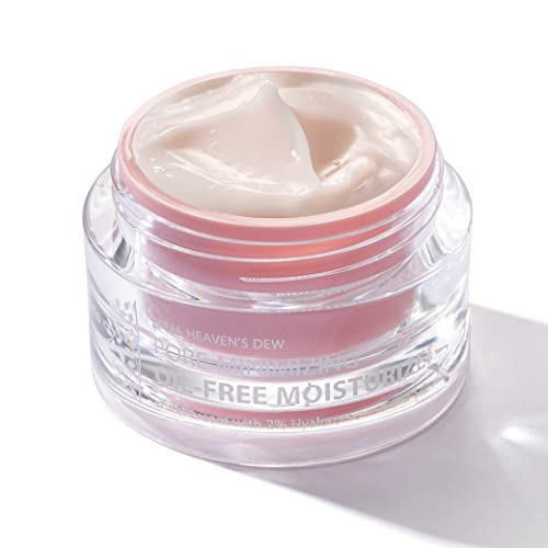 Pore Minimizing Moisturizer by Talia Heavenâ€™s Dew- Oil-Free Facial Skin Care Cream. Ultra-Lightweight Lotion. Soothing Blend with BHA and Hyaluronic Acid for optimal pore-less looking skin. 100% Clean & Vegan Skin Care 1.7 oz.