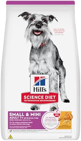 Ração Hill's Science Diet Adultos 7+ Pequenos e Mini para Cães Id...