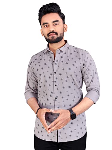 Image of ELYYORK Men's Checkered Regular Fit Shirt