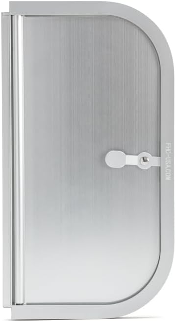 FHC PD522A Aluminum Package Drop Slot 4-1/4" x 8-7/8" Opening - Satin Anodized