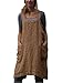 Tabliers de lin de coton de style du Japon, bandage croisé de couleur unie X forme des vêtements de cuisine arrière de cuisine (Khaki, XXXXXL)