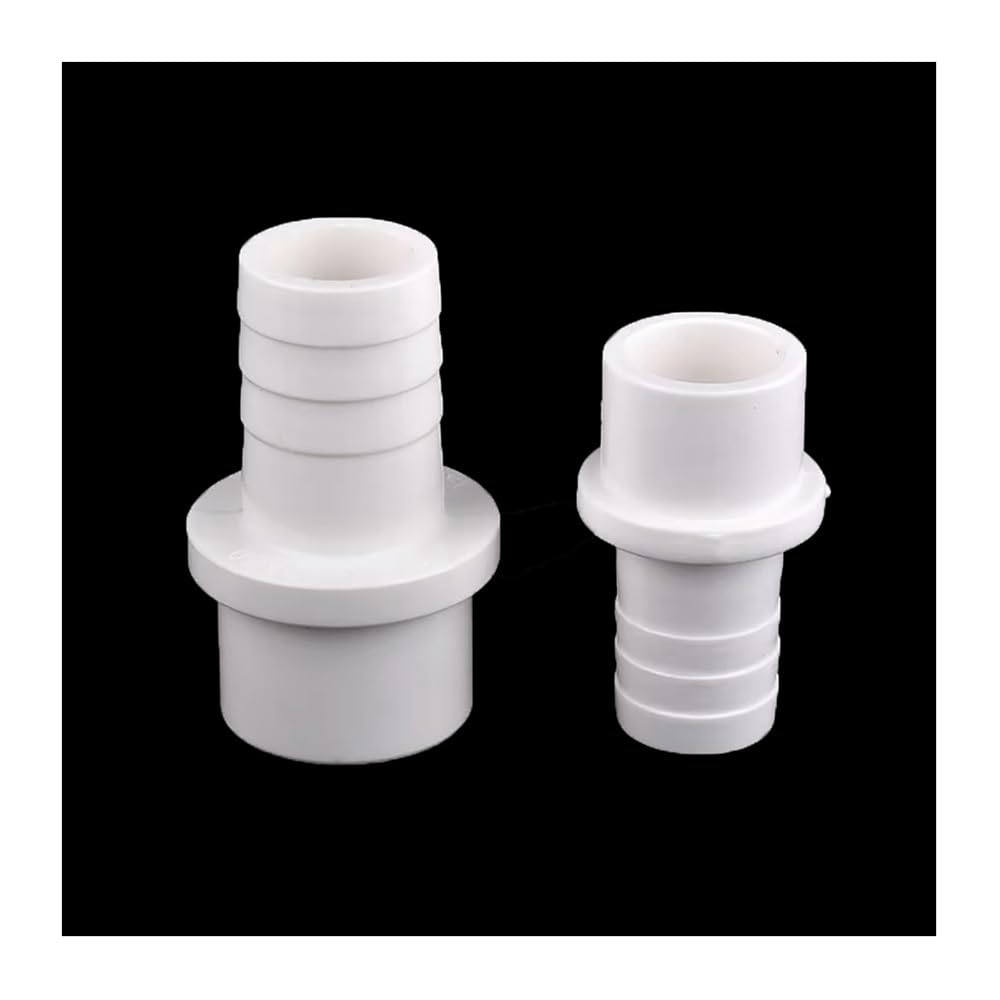 Zestaw 10 złączek do węży PVC - OD 20/25/32 mm, do nawadniania ogrodu, do twardych rur, plastikowych złączek typu pagoda(White,32mmx16mm)
