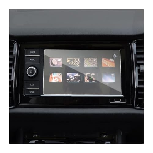Film protection d'écran en verre trempé GPS pour voyager serein en Skoda Kodiaq