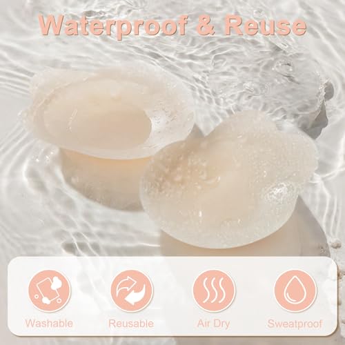 Image of Nipple Covers for Women With Lift,Thin Adhesive Sticky Bra Push Up