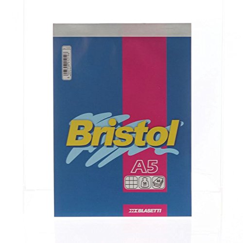 Blocco Note Bristol A5 A Quadretti - Confezione Da 10 Pezzi Con Rigatura 5mm - Per Appunti E Schizzi - Foto 6
