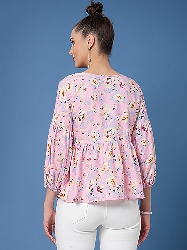 Image of OOMPH! Women's Floral Relaxed Fit Tunic Shirt