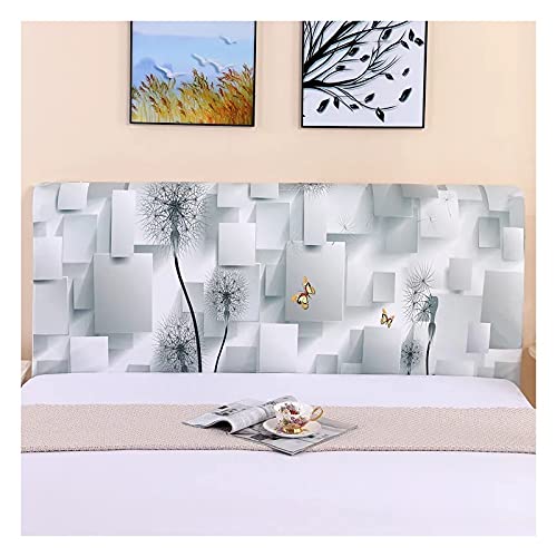 RTSFKFS Kopfteilabdeckung Bett Kopfteil Bezug Hussen Stretch Kopfteil Abdeckung 150/180cm Bett Kopfteil Protector Bezug Alles inklusive Kopfteil Schutzhülle,für eine Schlafzimmer Dekor Cover