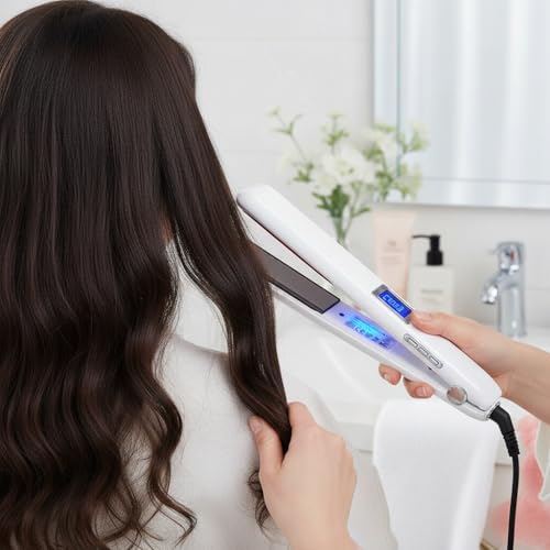 Plancha de Pelo Infrarroja con Pantalla LCD y Tecnología de Onda Fría miniatura 6