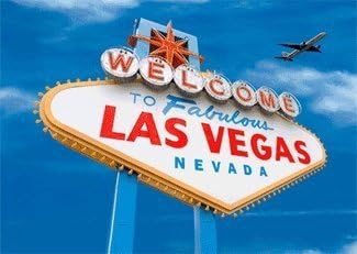 Las Vegas Sign Día y Noche - Postal - Tarjetas de felicitación