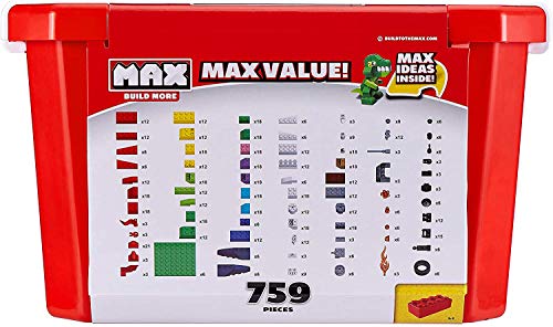 Zuru Max Build More - 759 pcs Value Set, Multicolor (8347)