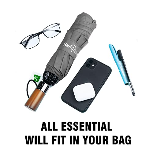 Image of Automatic Open Close Compact Travel Umbrella with Wind Vent Umbrella big size Lightweight Windproof Folding for men Women