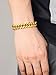 ChainsHouse 18K Gold Plated Cuban Link Bracelet Stainless Steel Cuban Chain Bracelet for Men 17mm 19cm