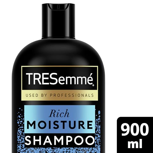 TRESemmé Rich Moisture Shampoo - With Vitamin E, Amino Acids & Ceramide for Deep Hydration, Softness, Damage Repair & All-Day Moisture – Ideal for Dry, Damaged Hair 900ml