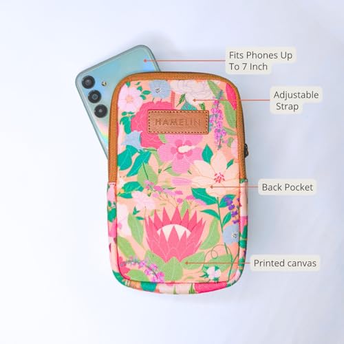Image of HAMELIN Small Crossbody Mobile Sling Bag for Women |Stylish Phone Pouch with Adjustable Strap |Mobile Purse|Versatile Cell Phone Pouch for Girls | Ideal Gift For Woman