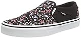 Vans Damen Asher Sneaker, Ditsy Floral Schwarz Weiß, 41 EU