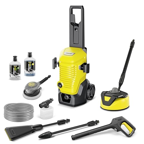 Kärcher Limpiadora de Alta presión presión K 4 WCM Flex Eco! Booster Car & Home, presión: máx. 130 Bar, caudal: 420 l/h, Cobertura: 30 m²/h, Peso: 11,5 kg, Manguera de Alta presión, ecológico