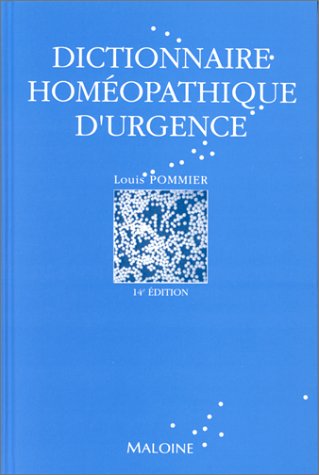 Dictionnaire homéopathique d'urgence, 14e édition