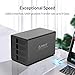 immagine 3ORICO Enclosure per HDD esterno da USB 3.0 a SATA da 4 alloggiamenti per supporto HDD da 3,5