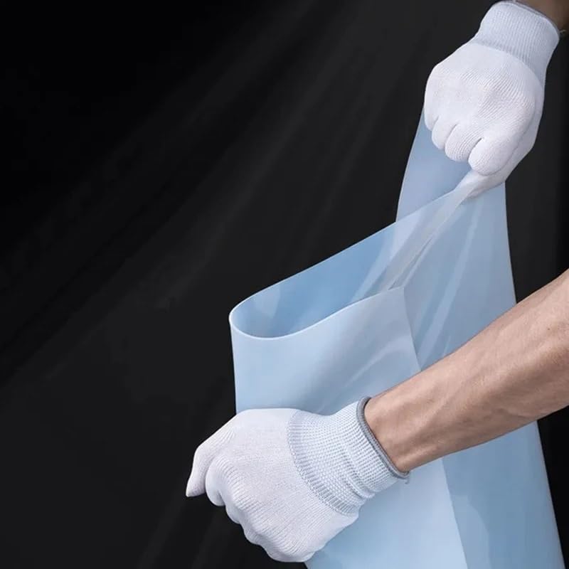 High-Temperature Resistant White Silicone Gasket Sheet - 20x20 Inch, 0.5 to 20mm Thickness, Electrically Conductive,1pc(8 in*8 in*10mm)