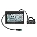 windmeile | Display KT-LCD3, Bordcomputer, Tachoanzeige, LCD-Display, Beleuchtet, Wasserdicht, Waterproof, E-Bike, Elektro Fahrrad, Pedelec, 24V/36V/48V