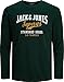 Produktbild JACK&JONES JUNIOR Jungen JJELOGO Tee LS O-Neck 2COL AW22 NOOS JNR Langarmshirt, Pine Grove, 152