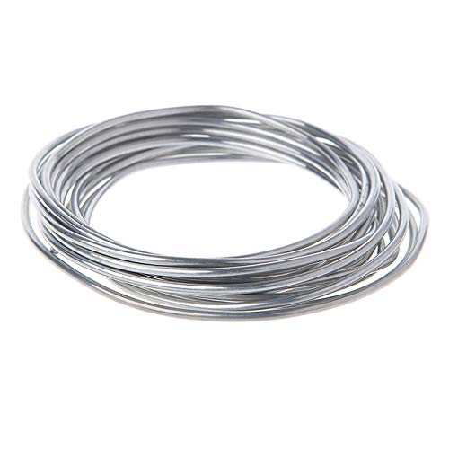 Aluminiowy pręt lutowniczy 2 mm - Niskotemperaturowy pręt spawalniczy, drut proszkowy o długości 1/2/3/5 metrów do spawania miedzi i aluminium(5meters)
