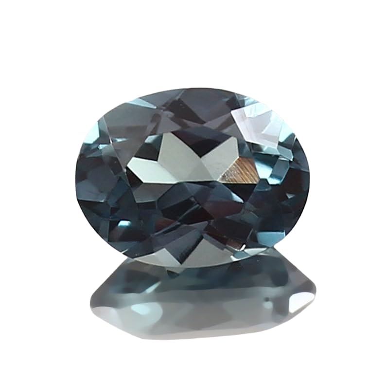 Tourmaline indicolite naturelle pierre ovale pour fabrication de bijoux bague et pendentif