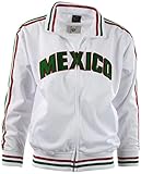 ChoiceApparel Men's Mexico Track Jacket (M, White)