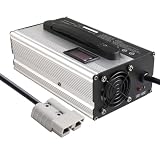 Battery Charger 36V 18/20A Forklift Batteries Chargers Fully-Automatic Smart-Charger with 50A Anderson Plug with LED Display for Lead-Acid Batteries-Charging(Silver 12,36 V 20 A)