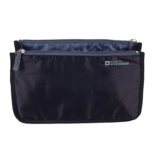 Born to Accessorize Premium Handbag Organizer - Sturdy Non-Collapsible Insert w/ 13 Pockets for Every Woman's Life Style