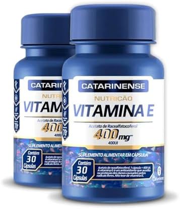 Kit 2 Vitamina E 400mg Catarinense 30 cápsulas