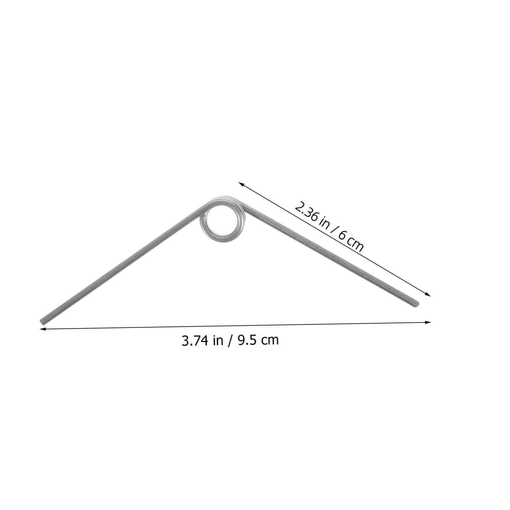 KICHOUSE Gardening Shears Springs 10pcs Pruner Spring Replacement Manganese Steel for Hand Pruner Set