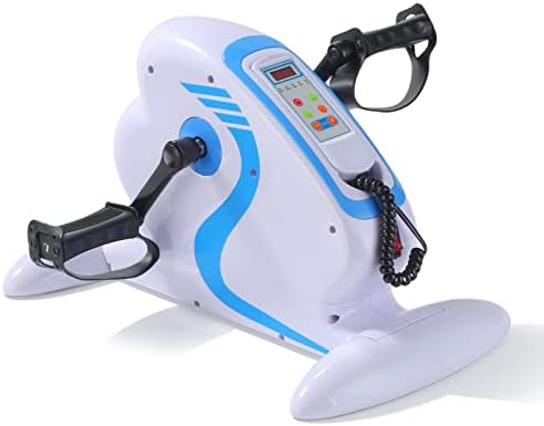 DQGM Motorized Pedal Exercise Bike, Mini Electric Pedal Rehabilitation Machine for Elderly Leg and arm Rehabilitation, Suitable for Office or Home use.