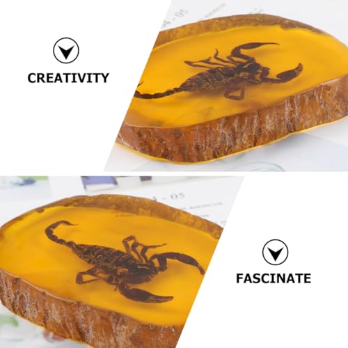 Pendentifs ambre jaune résine accessoires bijoux faits main - 3