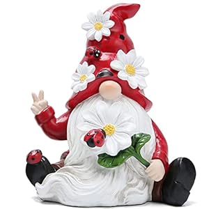 Hodao Ladybug Gnomes 6" H Ladybug Kitchen Tiered Tray Decor Ladybird Gnomes Resin Swedish Tomte Scandinavian Figurine Spring Summer Decorations Indoor Home Decor Hodao Ladybug Gnomes 6 H Ladybug Kitchen Tiered Tray Decor Ladybird Gnomes Resin Swedish Tomte Scandinavian Figurine Spring Summer Decorations Indoor Home Decor