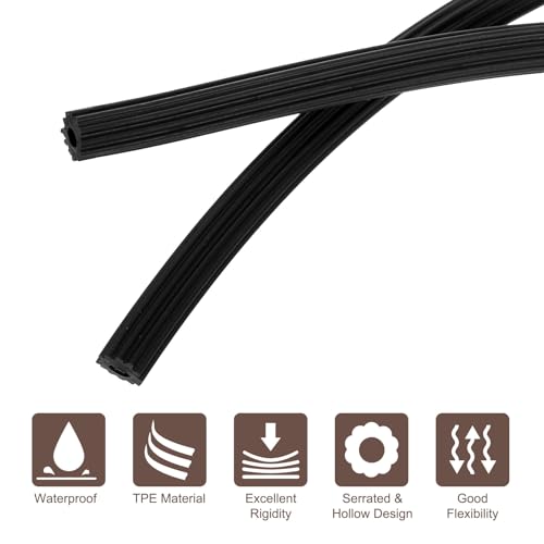 Eslinga de pantalla TPE uxcell para reparar la malla rota de ventanas y puertas 4
