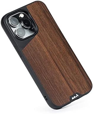 Mous - Case for iPhone 13 - Limitless 4.0 - Black Leather - Fully MagSafe Compatible - iPhone 13 Leather Case Shockproof