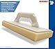 HAROMAC Schwammreiber 280×140 mm | Saugstarker Hydro-Schwamm (30 mm) | Reibebrett zum Reinigen, Glätten & Strukturieren von Putz & Fliesen | Made in Germany | Profiqualität