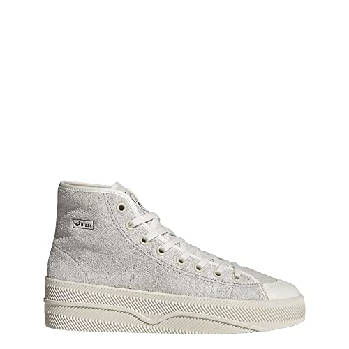 adidas Originals Nizza 2 - Tenis altos con cordones para hombre, Chalk White/Off White/Off White, 44 EU