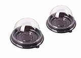 25 Pack Clear plastic mini cake box muffin dome box wedding birthday gift box This product is not...