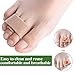 Povihome Hammer Toe Straightener Tapes, 8 Pack Toe Wraps Splint to Realign Hammer Toe, Overlapping Toe and Crooked Toes